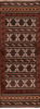Kilim Blue Runner Flat Woven 22 X 63 Area Rug 100-110798 Thumb 0