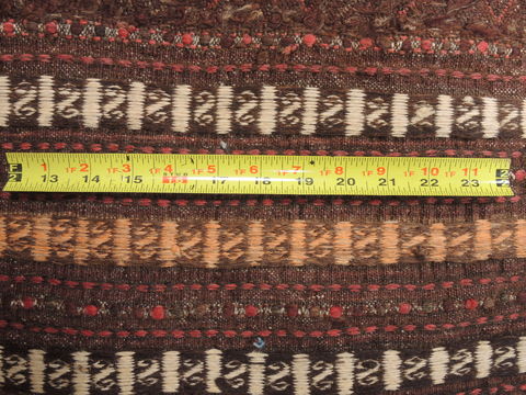 Kilim Brown Runner Flat Woven 23 X 88 Area Rug 100-110799 Image 8