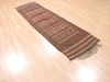 Kilim Brown Runner Flat Woven 23 X 88  Area Rug 100-110799 Thumb 3