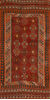 Kilim Red Runner Flat Woven 4'5" X 8'7"  Area Rug 100-110801