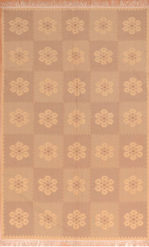 Kilim Beige Flat Woven 6'2" X 9'7"  Area Rug 100-110802