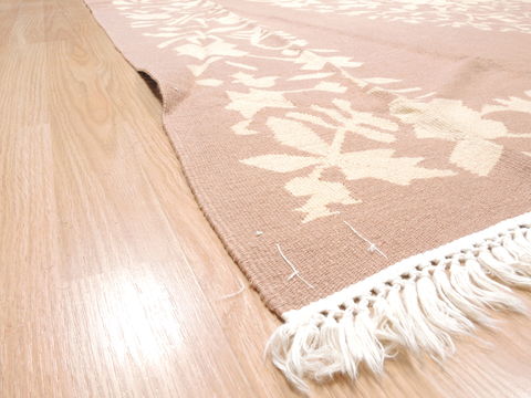 Kilim Beige Flat Woven 92 X 123 Area Rug 100-110803 Image 4