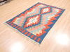 Kilim Blue Flat Woven 40 X 59  Area Rug 100-110804 Thumb 2