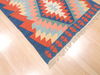 Kilim Blue Flat Woven 40 X 59  Area Rug 100-110804 Thumb 4