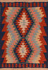 Kilim Blue Flat Woven 40 X 59  Area Rug 100-110804 Thumb 0