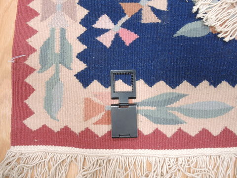 Kilim Blue Flat Woven 40 X 60 Area Rug 100-110805 Image 5
