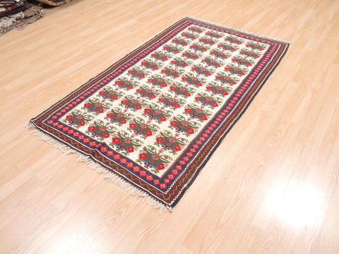 Kilim Green Flat Woven 35 X 510 Area Rug 100-110807 Image 2