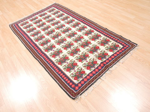 Kilim Green Flat Woven 35 X 510 Area Rug 100-110807 Image 3