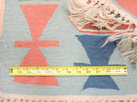 Kilim Blue Flat Woven 38 X 54 Area Rug 100-110813 Image 7