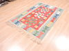 Kilim Blue Flat Woven 38 X 54 Area Rug 100-110813 Thumb 3