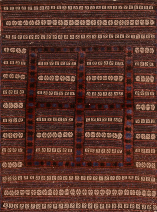 Kilim Brown Flat Woven 33 X 411 Area Rug 100-110815 Image 0