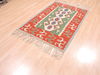 Kilim Red Flat Woven 37 X 50 Area Rug 100-110817 Thumb 2