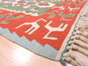 Kilim Red Flat Woven 37 X 50 Area Rug 100-110817 Thumb 4