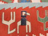 Kilim Red Flat Woven 37 X 50 Area Rug 100-110817 Thumb 7