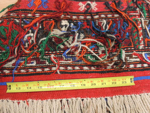 Kilim Red Square Flat Woven 38 X 44 Area Rug 100-110818 Image 7