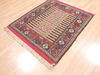 Kilim Red Square Flat Woven 38 X 44 Area Rug 100-110818 Thumb 2
