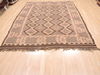 Kilim Brown Flat Woven 68 X 95 Area Rug 100-110820 Thumb 1