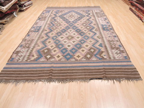 Kilim Brown Flat Woven 66 X 118 Area Rug 100-110821 Image 2