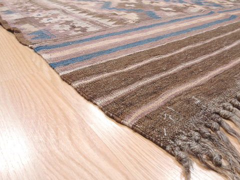 Kilim Brown Flat Woven 66 X 118 Area Rug 100-110821 Image 5