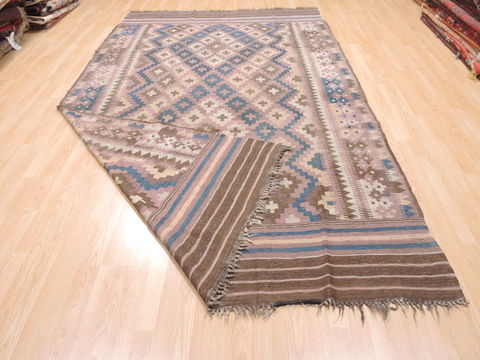 Kilim Brown Flat Woven 66 X 118 Area Rug 100-110821 Image 6
