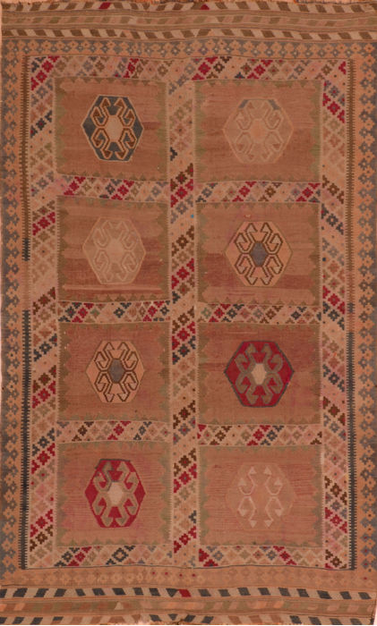 Kilim Red Flat Woven 411 X 82 Area Rug 100-110823 Image 0