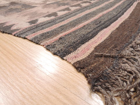Kilim Brown Flat Woven 66 X 92 Area Rug 100-110826 Image 5