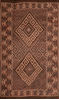 Kilim Brown Flat Woven 74 X 159 Area Rug 100-110827 Thumb 0