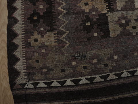 Kilim Brown Flat Woven 84 X 152 Area Rug 100-110828 Image 5
