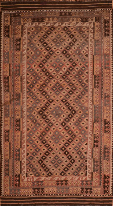 Kilim Brown Flat Woven 84 X 152 Area Rug 100-110828 Image 0
