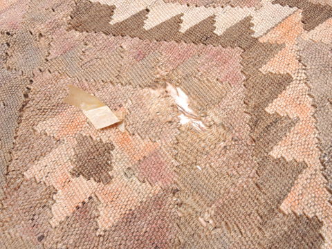 Kilim Brown Flat Woven 107 X 144 Area Rug 100-110829 Image 7