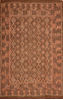 Kilim Brown Flat Woven 107 X 144 Area Rug 100-110829 Thumb 0