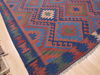 Kilim Blue Flat Woven 910 X 133  Area Rug 100-110830 Thumb 4