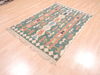 Kilim Green Flat Woven 40 X 57 Area Rug 100-110834 Thumb 2