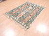 Kilim Green Flat Woven 40 X 57  Area Rug 100-110834 Thumb 2