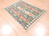 Kilim Green Flat Woven 40 X 57  Area Rug 100-110834 Thumb 3