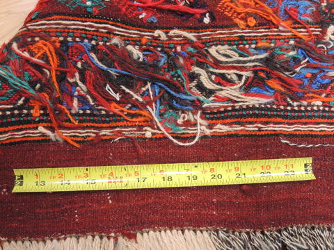 Kilim Red Flat Woven 27 X 59 Area Rug 100-110843 Image 8