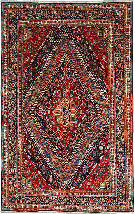 Gharajeh Red Hand Knotted 69 X 1010 Area Rug 254-110847 Image 0