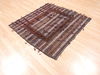 Kilim Brown Square Hand Knotted 43 X 43  Area Rug 100-110867 Thumb 3