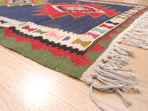 Kilim Red Runner Flat Woven 35 X 67 Area Rug 100-110869 Image 4