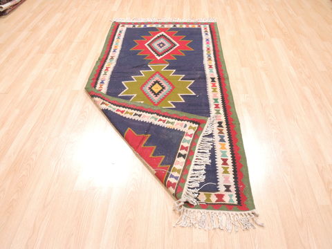 Kilim Red Runner Flat Woven 35 X 67 Area Rug 100-110869 Image 5