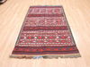 Kilim Red Flat Woven 39 X 63 Area Rug 100-110872 Thumb 1