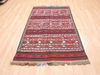 Kilim Red Flat Woven 39 X 63  Area Rug 100-110872 Thumb 1