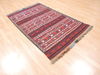 Kilim Red Flat Woven 39 X 63  Area Rug 100-110872 Thumb 3