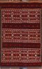 Kilim Red Flat Woven 39 X 63 Area Rug 100-110872 Thumb 0