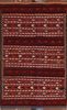 Kilim Red Flat Woven 39 X 63  Area Rug 100-110872 Thumb 0