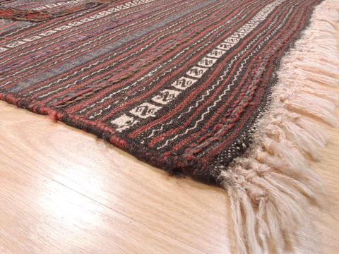 Kilim Brown Flat Woven 39 X 52 Area Rug 100-110875 Image 4