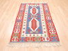 Kilim Red Flat Woven 34 X 59  Area Rug 100-110876 Thumb 1