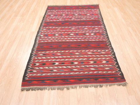 Kilim Red Flat Woven 38 X 61 Area Rug 100-110877 Image 7