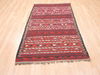 Kilim Red Flat Woven 38 X 61 Area Rug 100-110877 Thumb 7