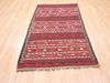 Kilim Red Flat Woven 38 X 61  Area Rug 100-110877 Thumb 7